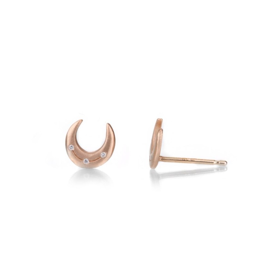 Earrings Sirciam | Crescent Disc Studs