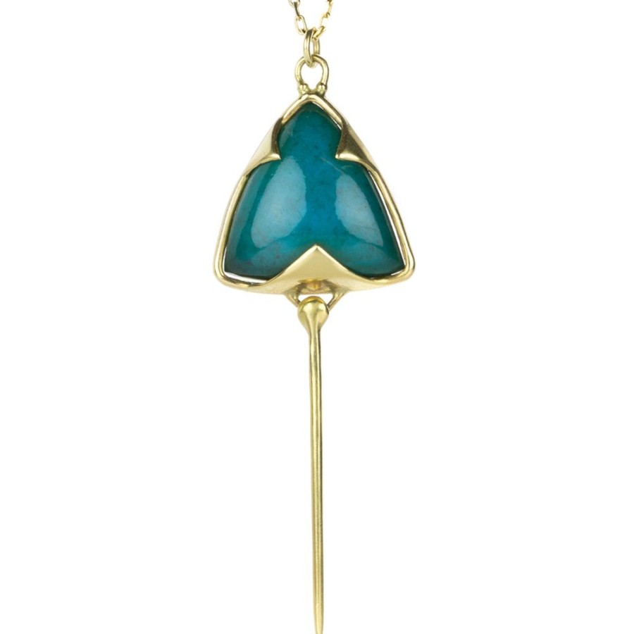 Necklaces Rachel Atherley | Chrysocolla Stingray Pendant Necklace