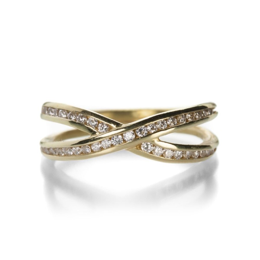 Rings Barbara Heinrich | Diamond Criss Cross Band