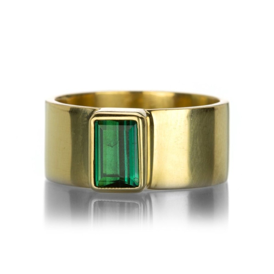 Rings Annette Ferdinandsen | Afgan Green Tourmaline Roxy Cigar Band Ring