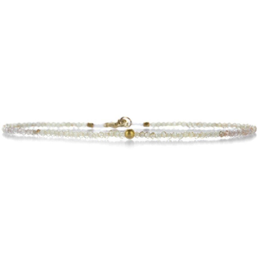 Bracelets Margaret Solow | Zircon And Gold Bead Bracelet