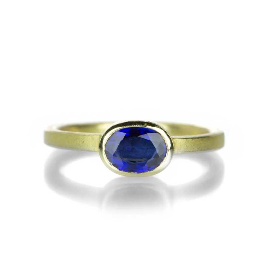 Rings Barbara Heinrich | Oval Blue Sapphire Ring