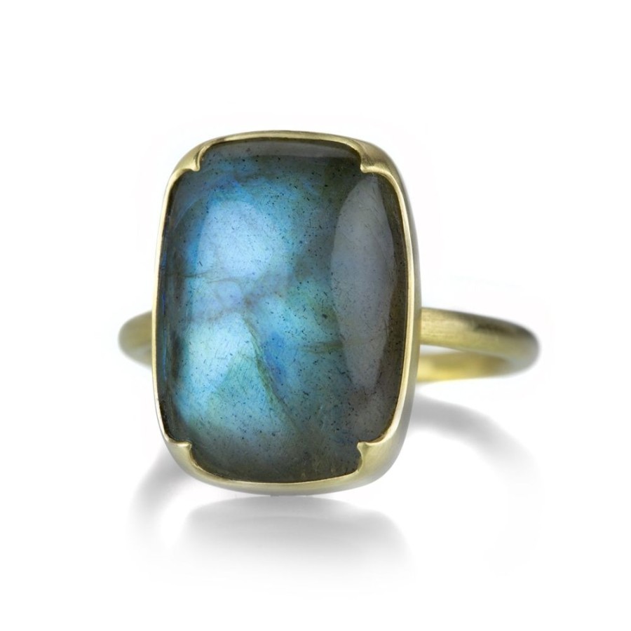 Rings Gabriella Kiss | Cushion Shaped Labradorite Ring