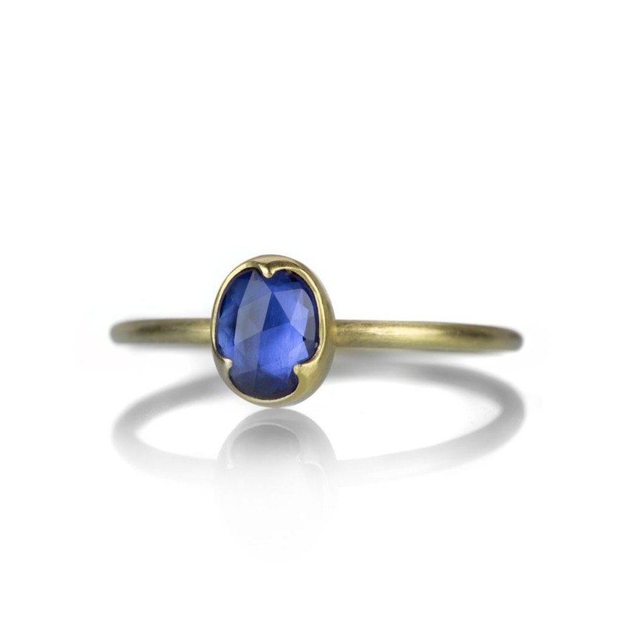 Rings Gabriella Kiss | Faceted Blue Sapphire Ring