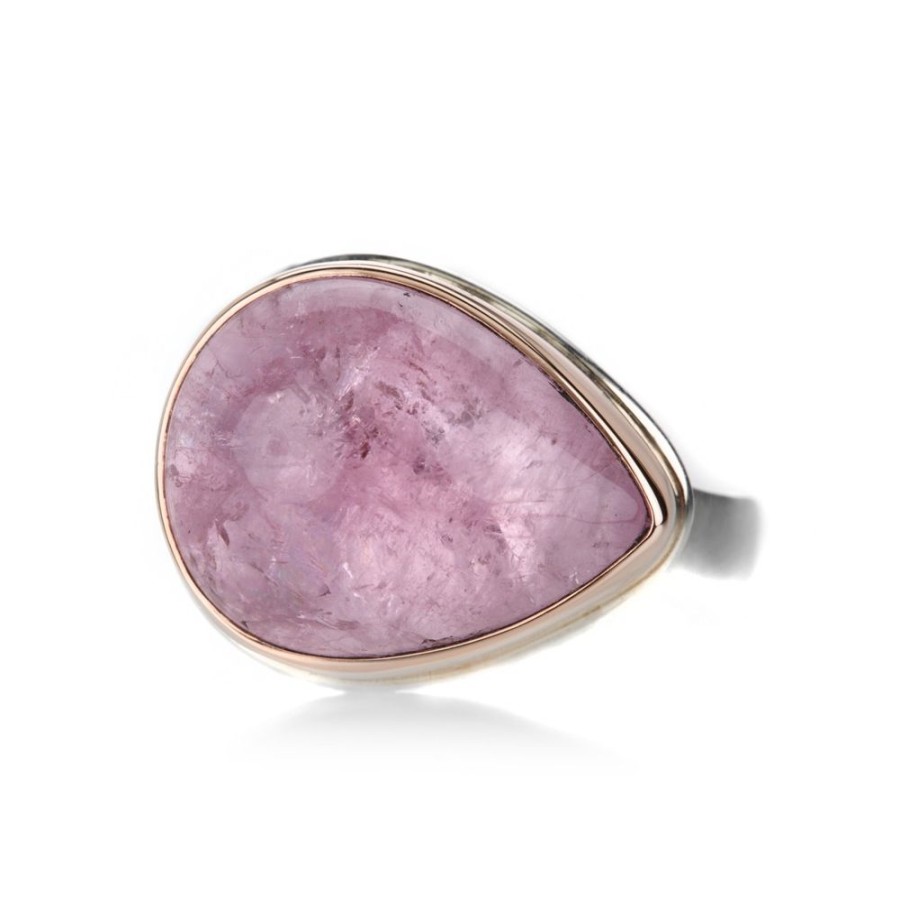 Rings Jamie Joseph | Smooth Teardrop Morganite Ring