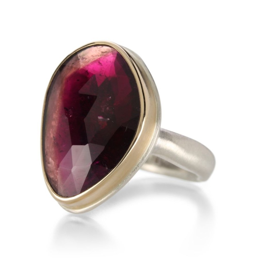 Rings Jamie Joseph | Asymmetrical Pink Tourmaline Ring