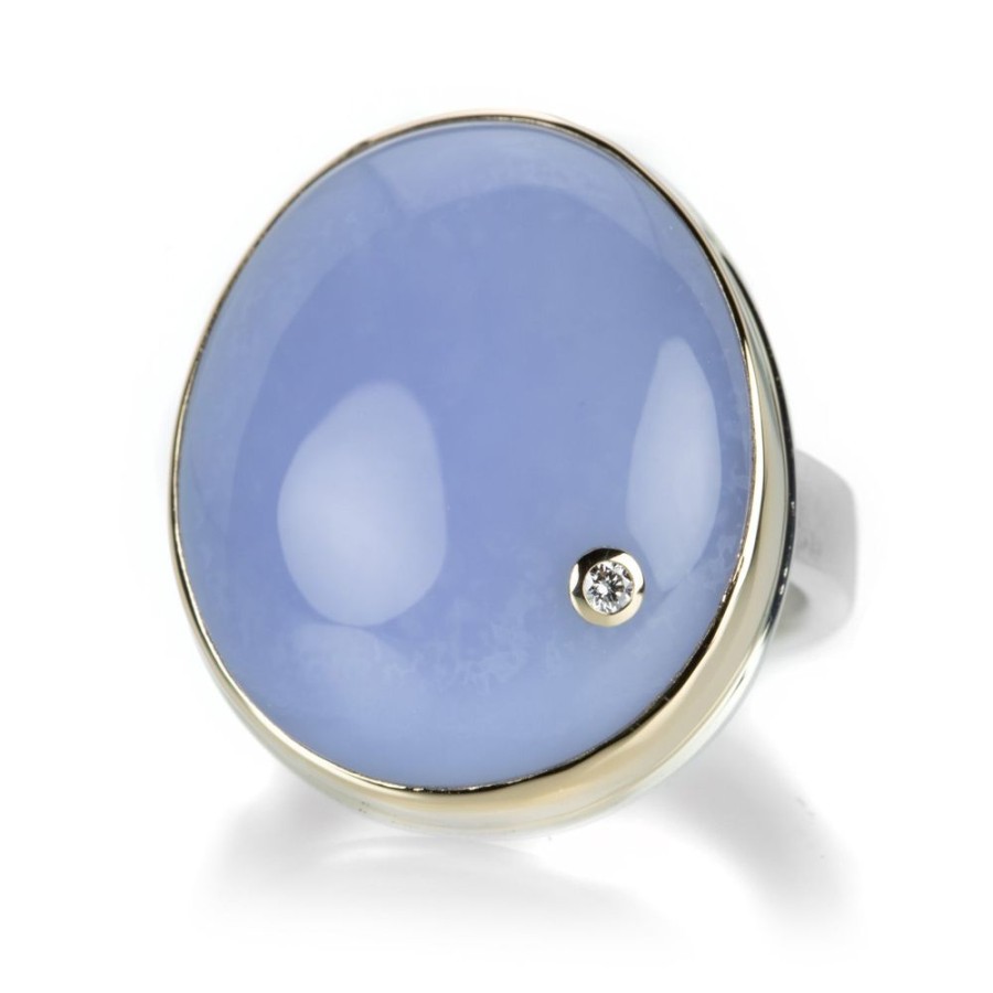 Rings Jamie Joseph | Oval Chalcedony Ring