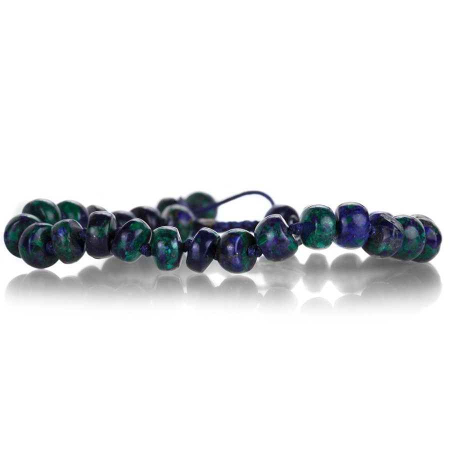 Bracelets Joseph Brooks | Malachite And Azurite Beaded Bracelet