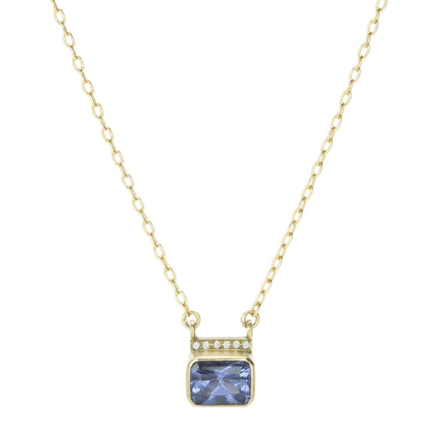 Necklaces Annette Ferdinandsen | Sapphire Roxy Pendant Necklace