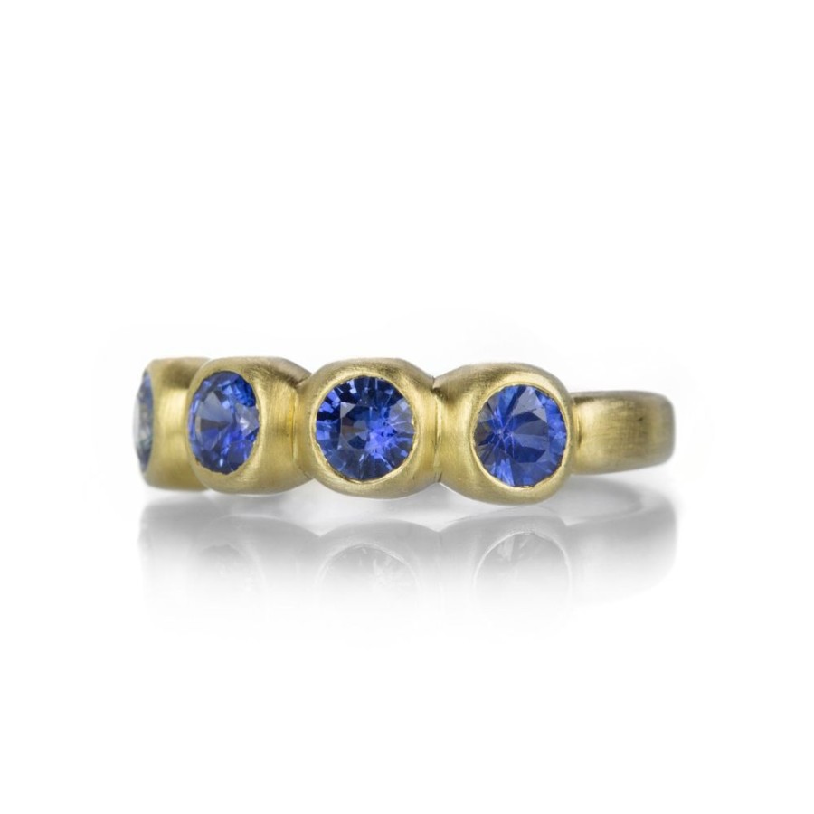 Rings Marian Maurer | Large Blue Sapphire Porch Skimmer Band