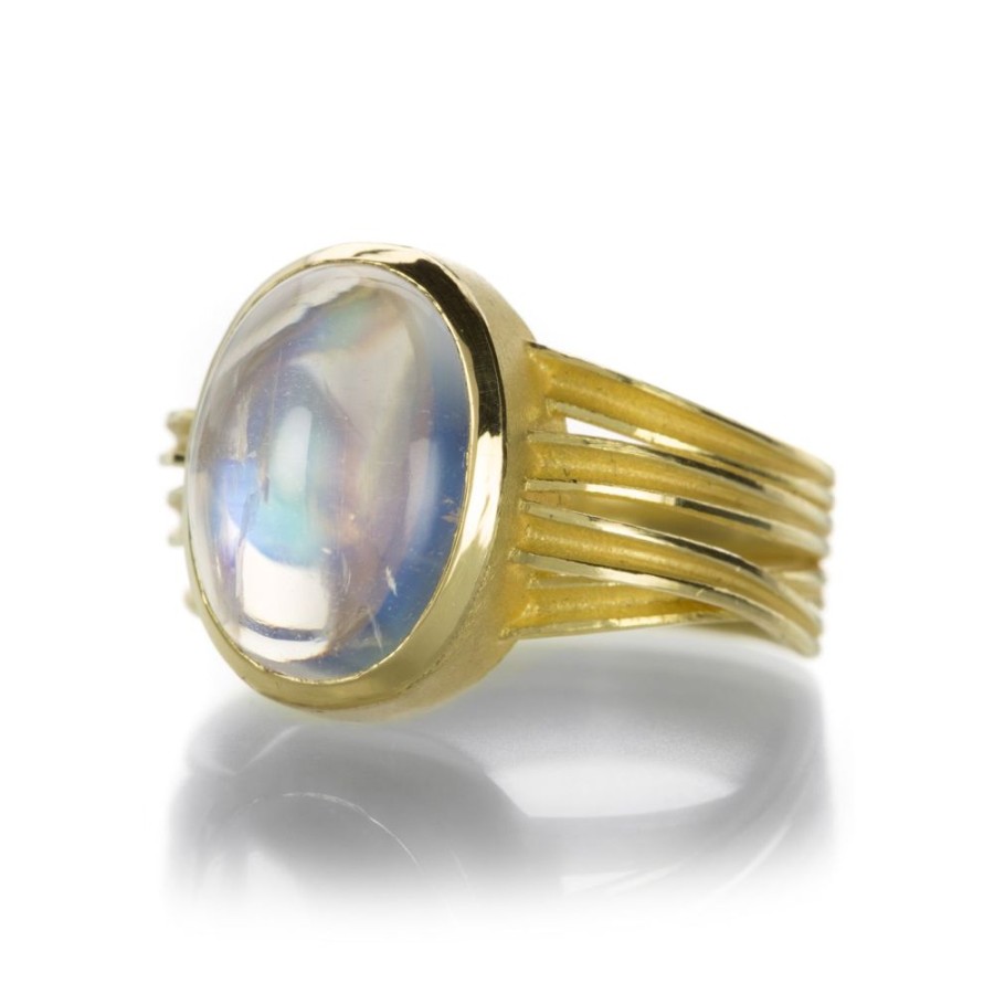 Rings Barbara Heinrich | Smooth Oval Moonstone Ring