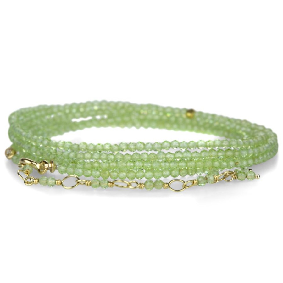 Bracelets Anne Sportun | Peridot Wrap Bracelet - 34"