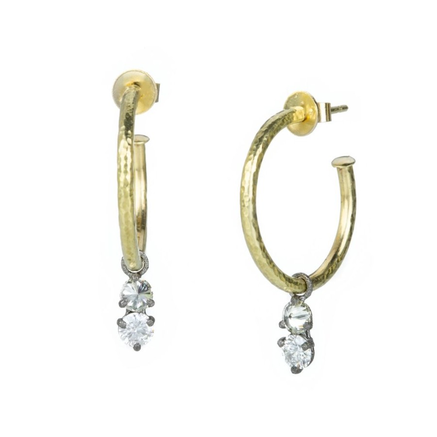 Earrings Todd Pownell | Double Diamond Drop Charms (Drops Only)