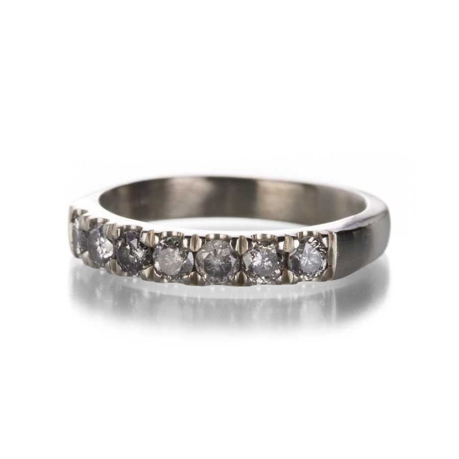 Rings Nicole Landaw | Large Pave Diamond Band