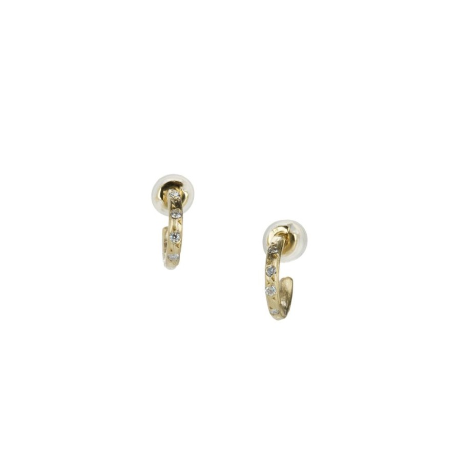 Earrings Robin Haley | Tiny Diamond Huggies