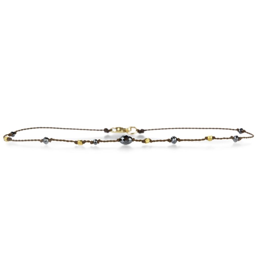 Bracelets Margaret Solow | Black Diamond Nylon Bracelet