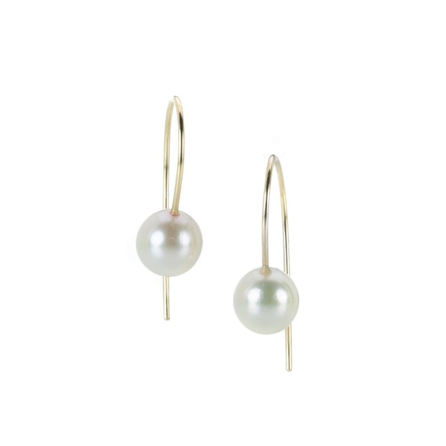 Earrings Rosanne Pugliese | Akoya Cream Pearl Earrings