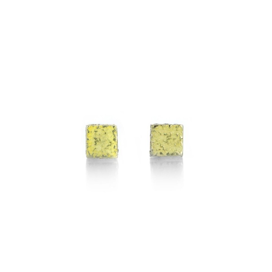 Earrings John Iversen | 18K Tiny Square Studs