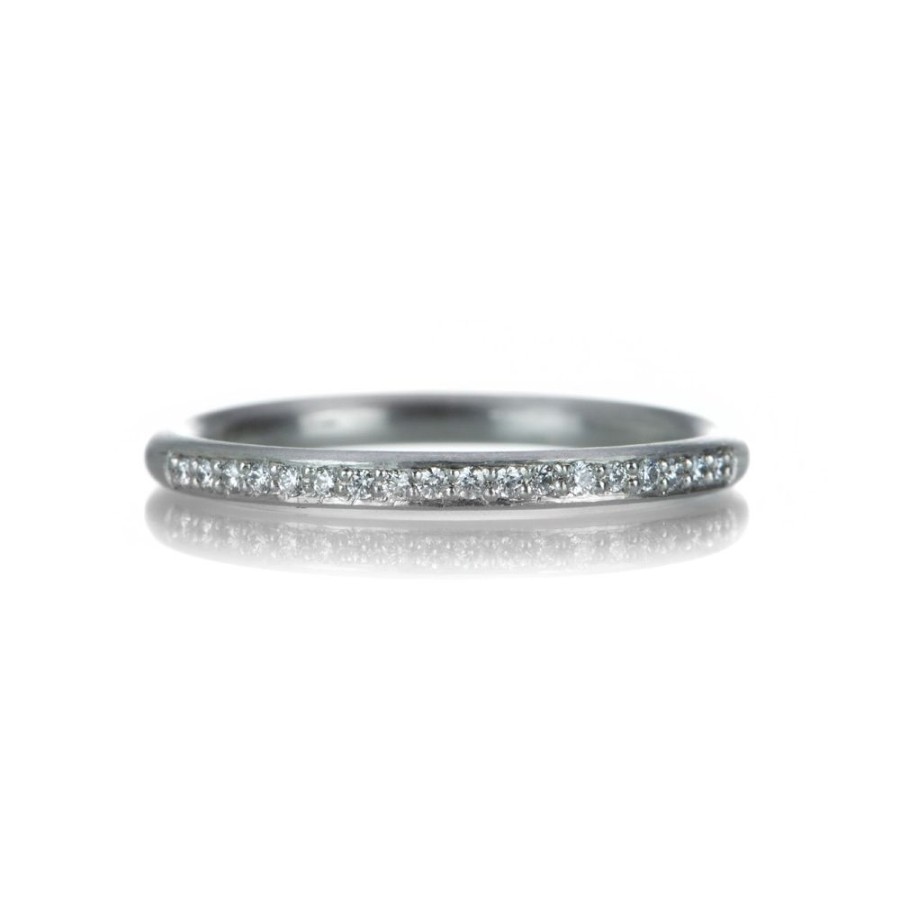 Rings Edward Burrowes | 18K Palladium Diamond Band