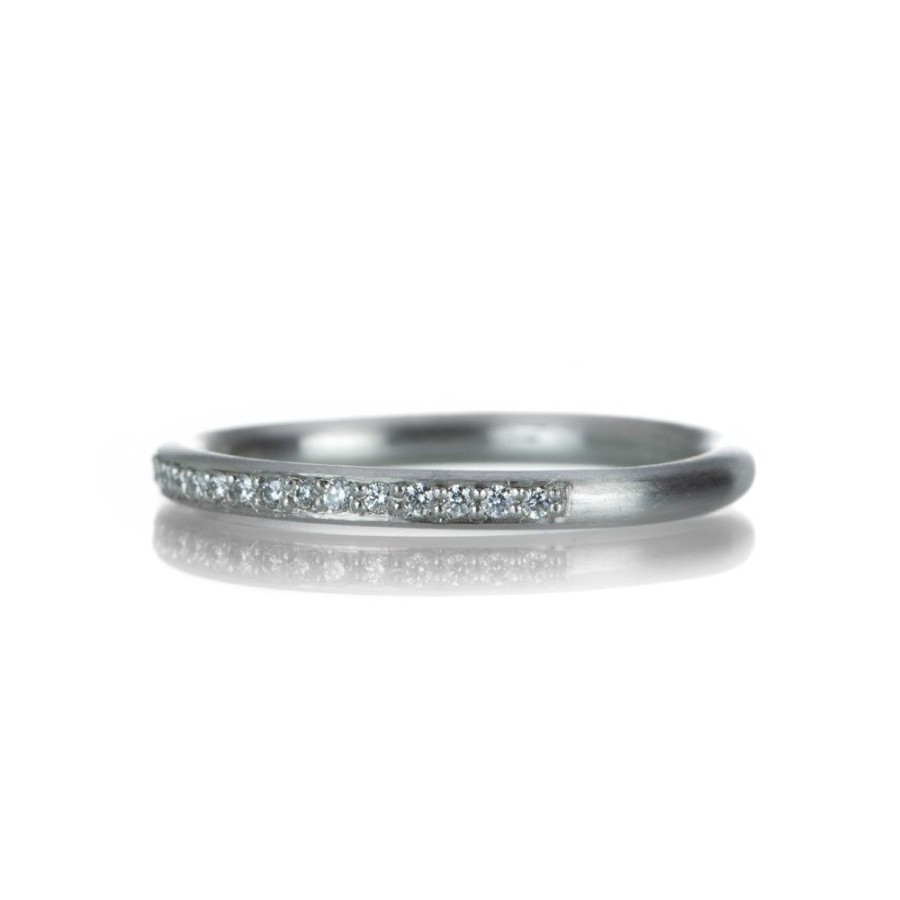 Rings Edward Burrowes | 18K Palladium Diamond Band