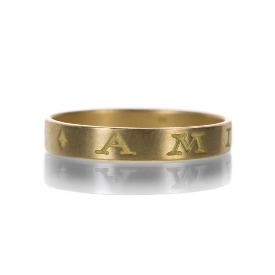 Rings Gabriella Kiss | Engraved Amicitia Band