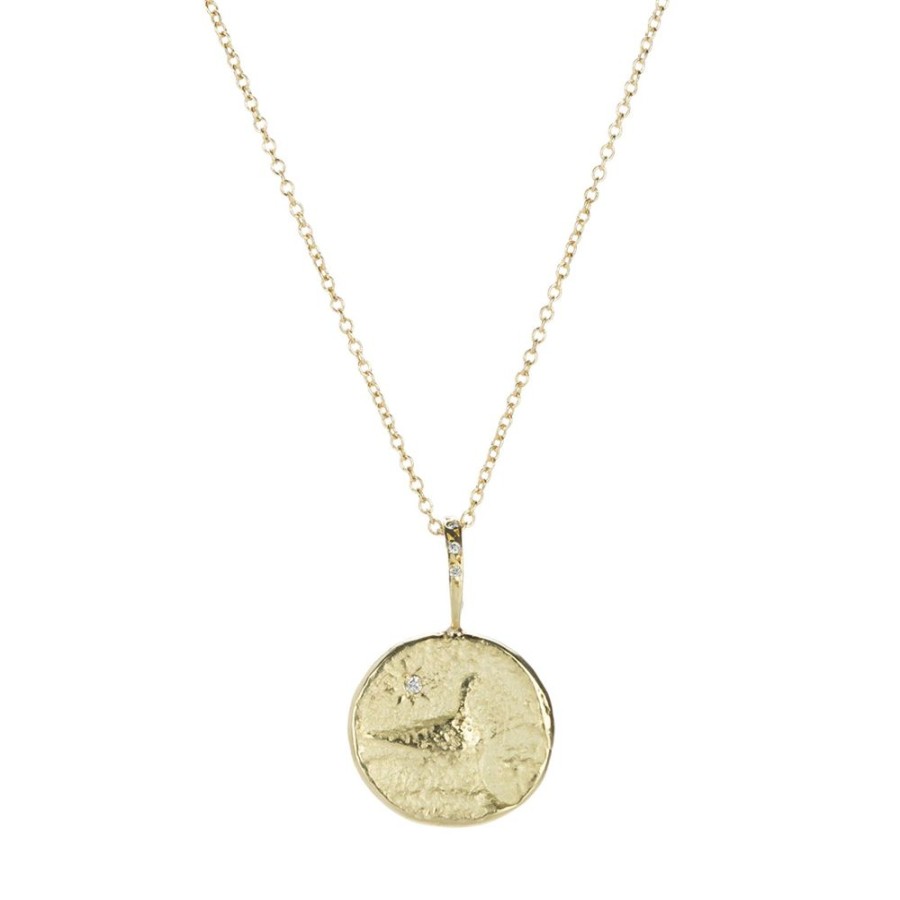 Necklaces Robin Haley | Pheasant Artifact Pendant Necklace