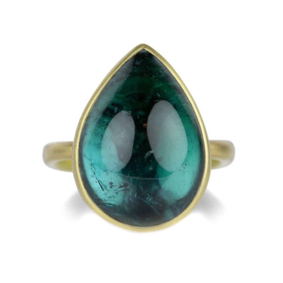 Rings Lola Brooks | Teardrop Blue Green Tourmaline Ring