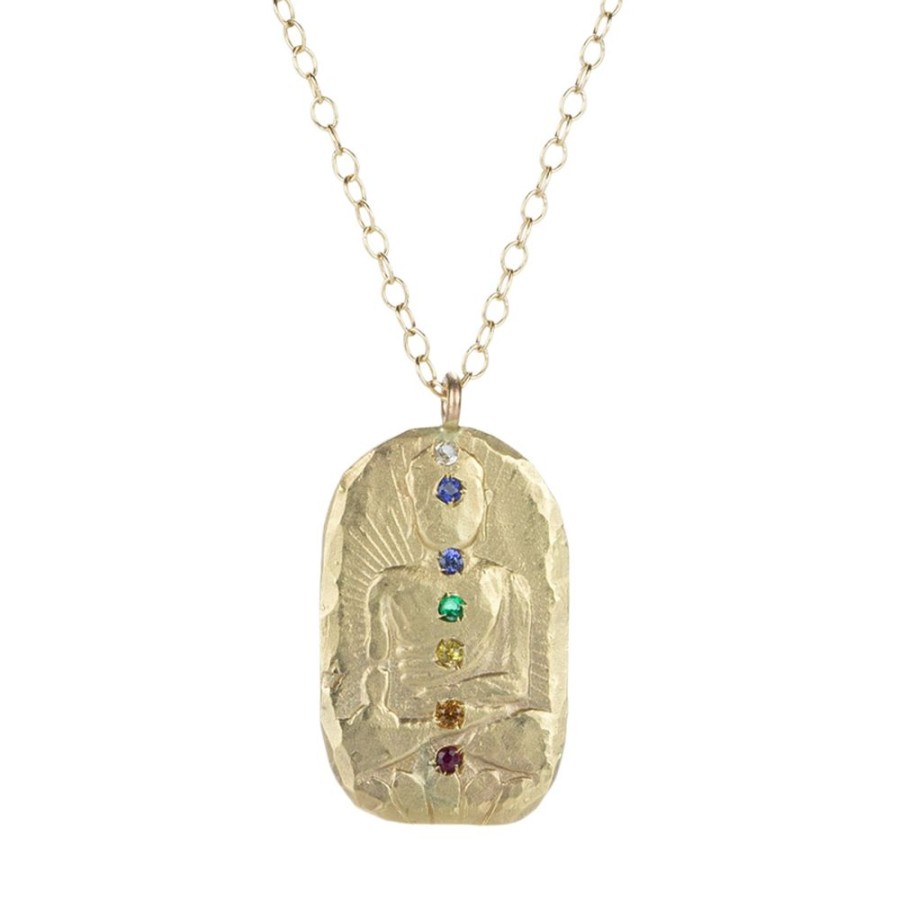 Necklaces Victoria Cunningham | Chakra Buddha Pendant Necklace