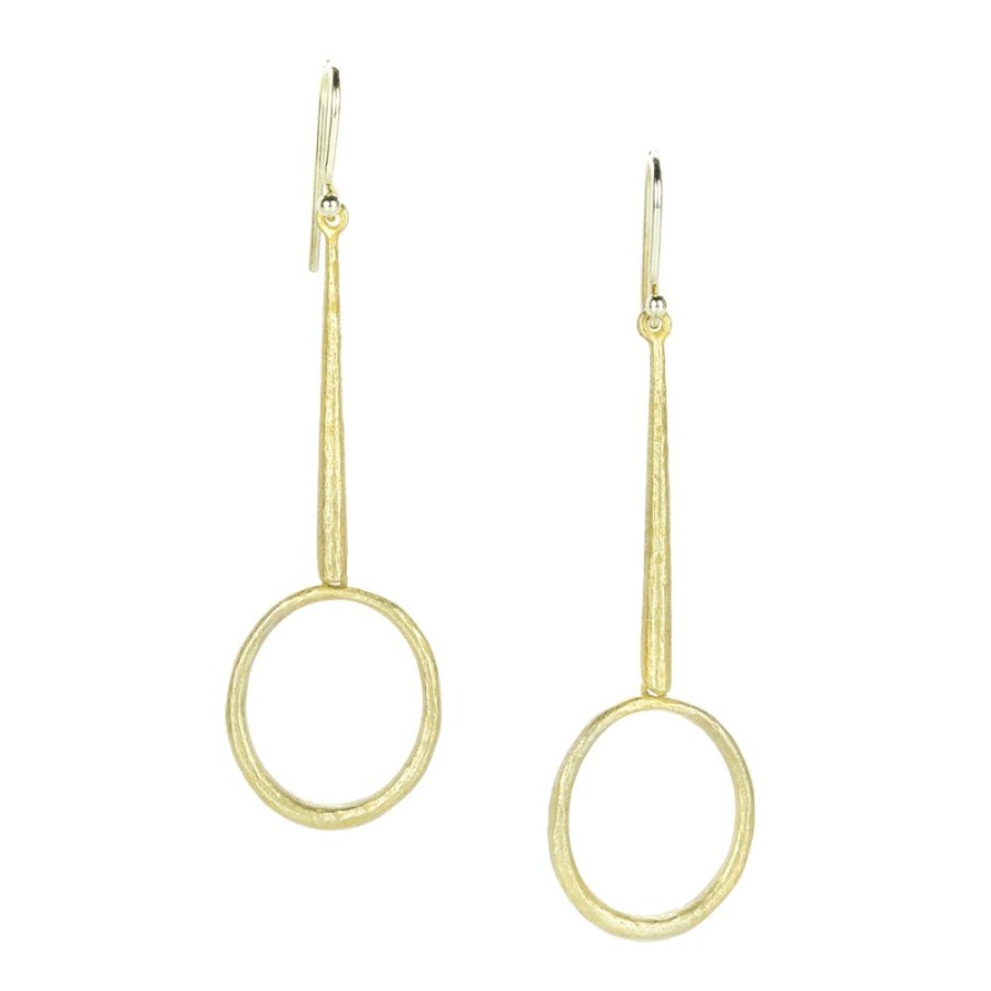 Earrings John Iversen | Azade Oval Drop Earrings