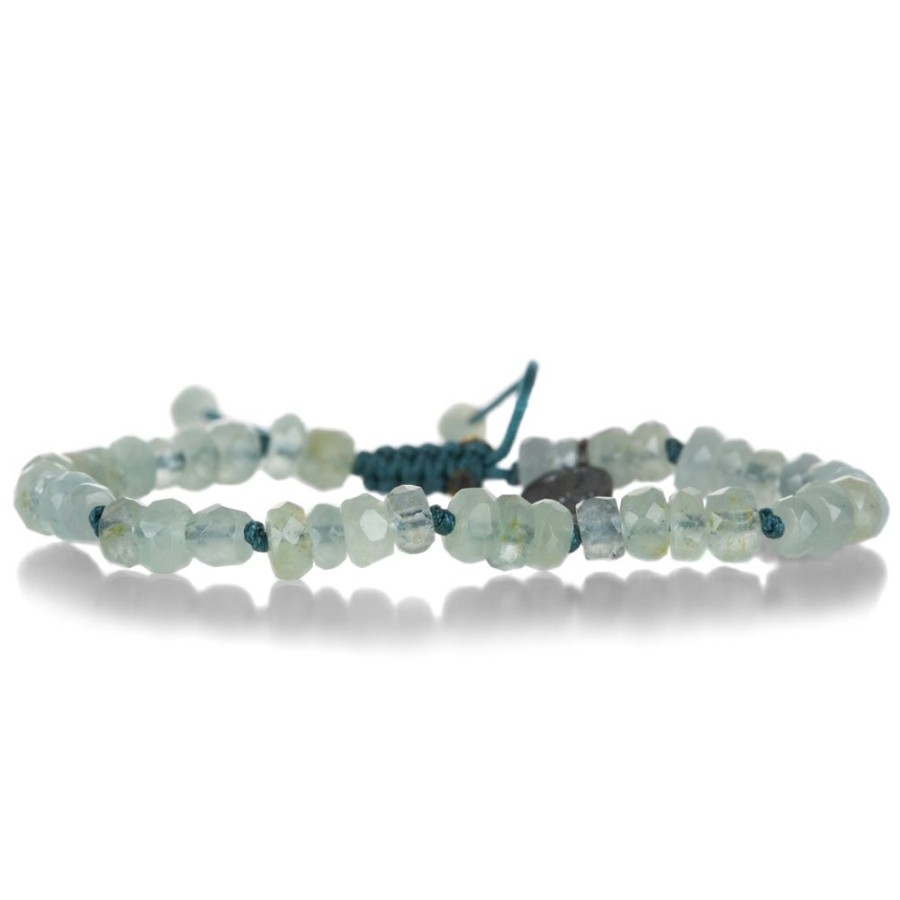 Bracelets Joseph Brooks | Faceted 5Mm Aquamarine Bracelet