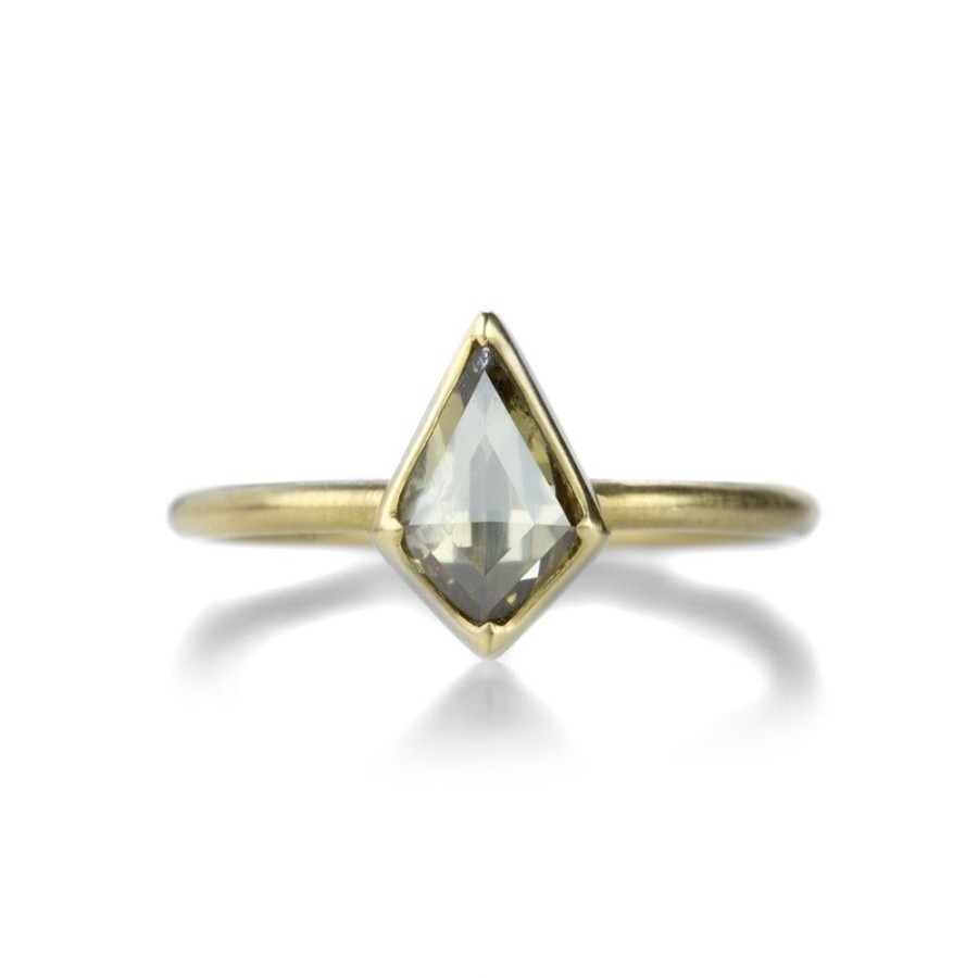 Rings Gabriella Kiss | Kite Shaped Salt & Pepper Diamond Ring