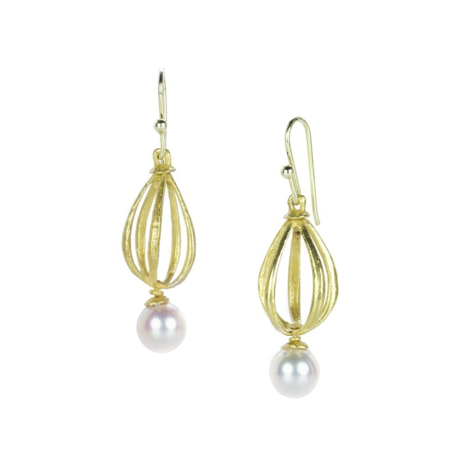 Earrings John Iversen | Apartment Earrings With Pearl Drops