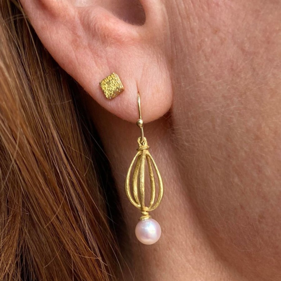 Earrings John Iversen | Apartment Earrings With Pearl Drops