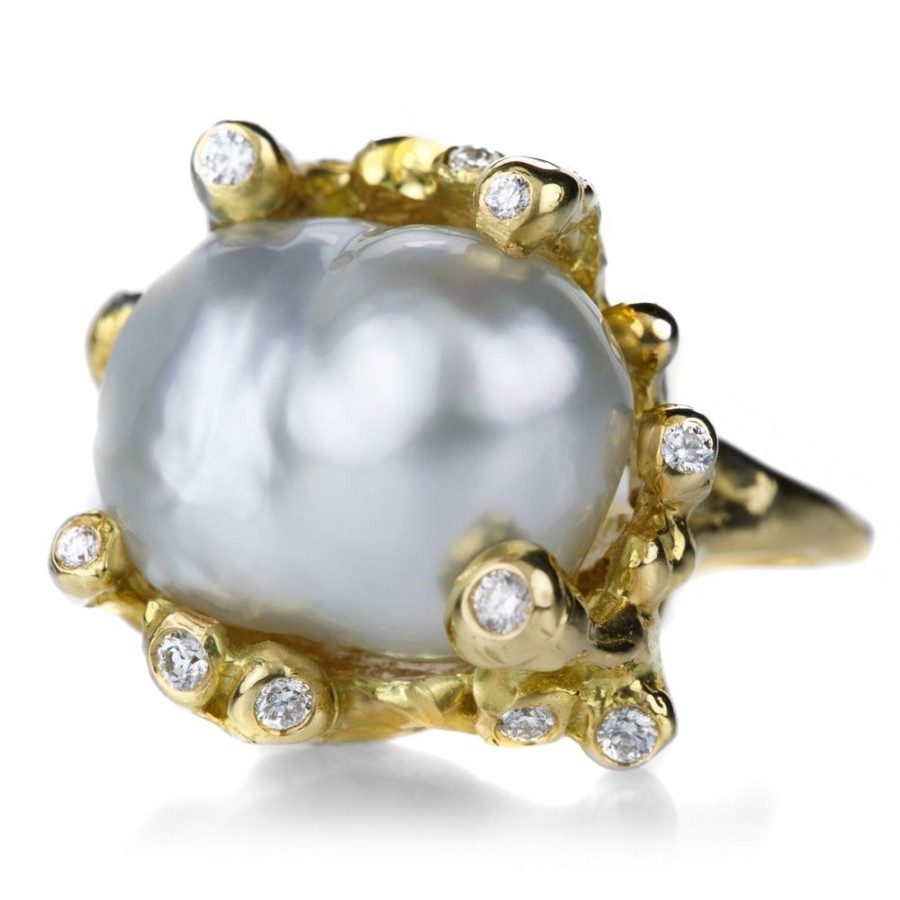 Rings Kimberlin Brown | Tahitian Pearl Coral Branch Ring