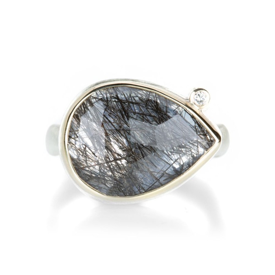 Rings Jamie Joseph | Teardrop Rutilated Quartz Ring