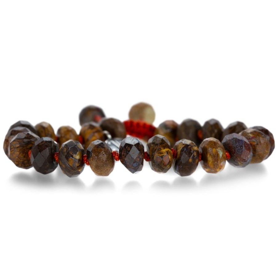 Bracelets Joseph Brooks | 9Mm Faceted Boulder Opal Bracelet