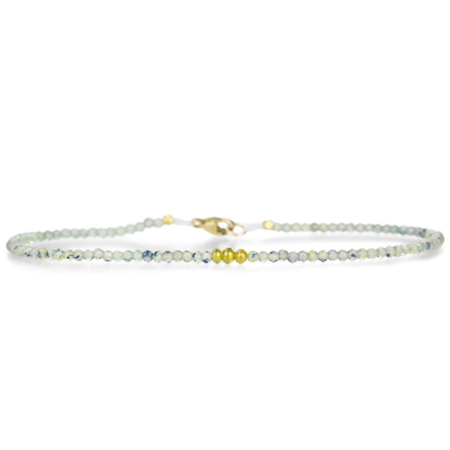 Bracelets Margaret Solow | Sapphire And Yellow Diamond Bracelet