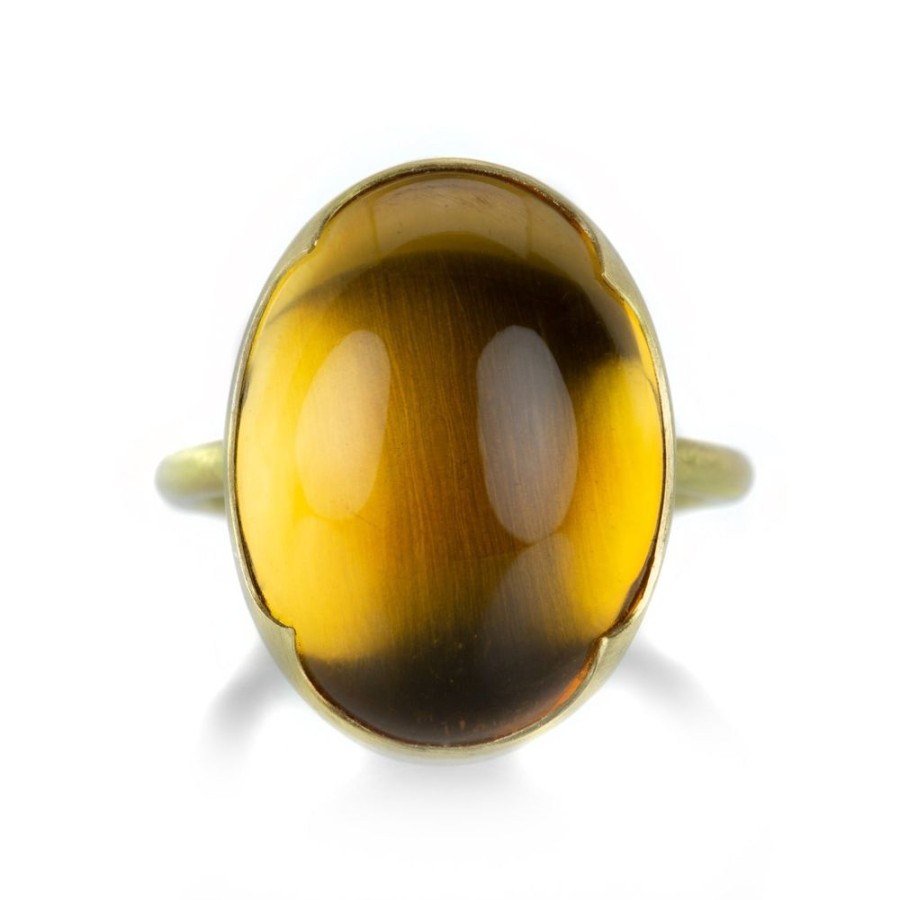 Rings Gabriella Kiss | Large Oval Citrine Ring