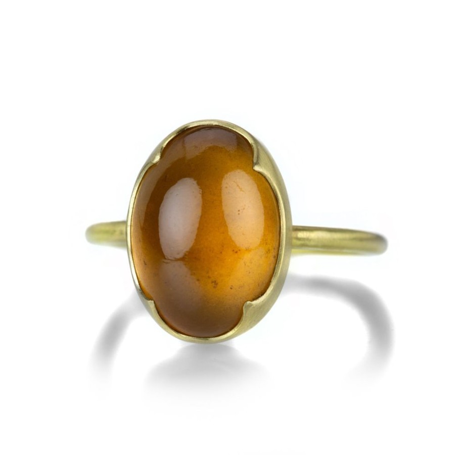 Rings Gabriella Kiss | 18K Oval Hessonite Garnet Ring