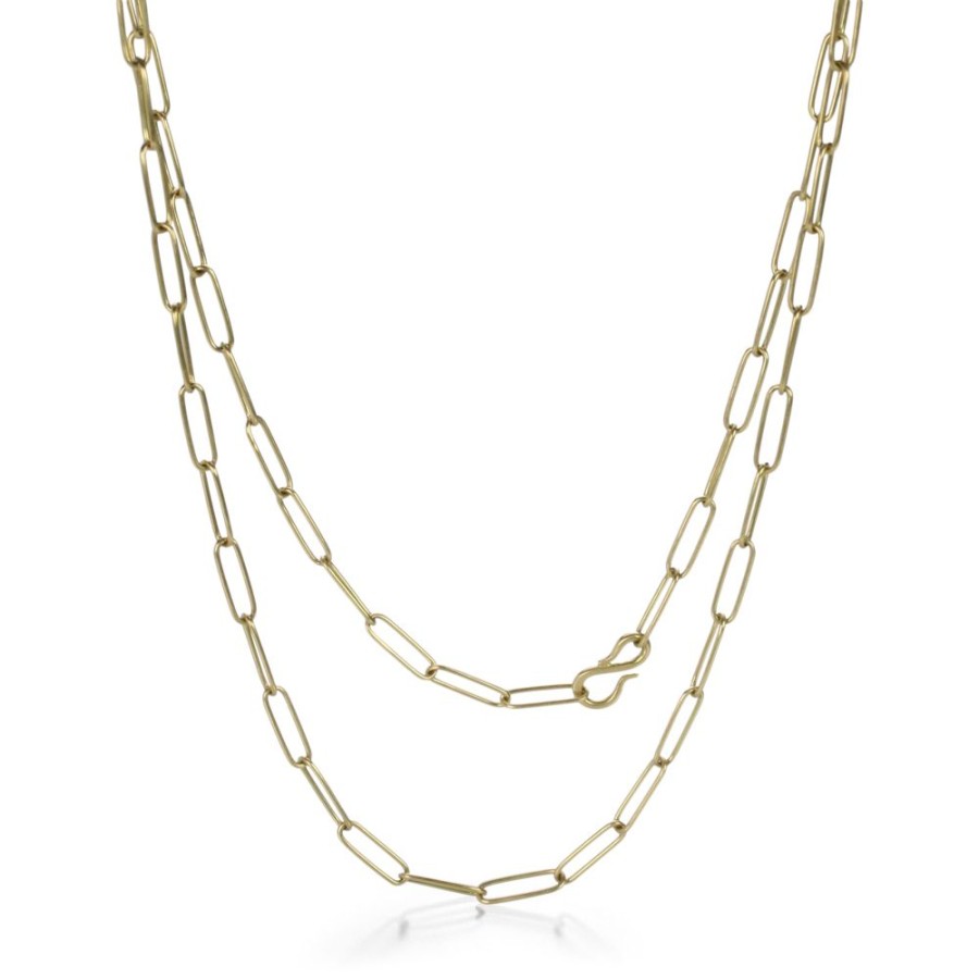 Necklaces Maria Beaulieu | 18K Yellow Gold Lightweight Chain - 16"