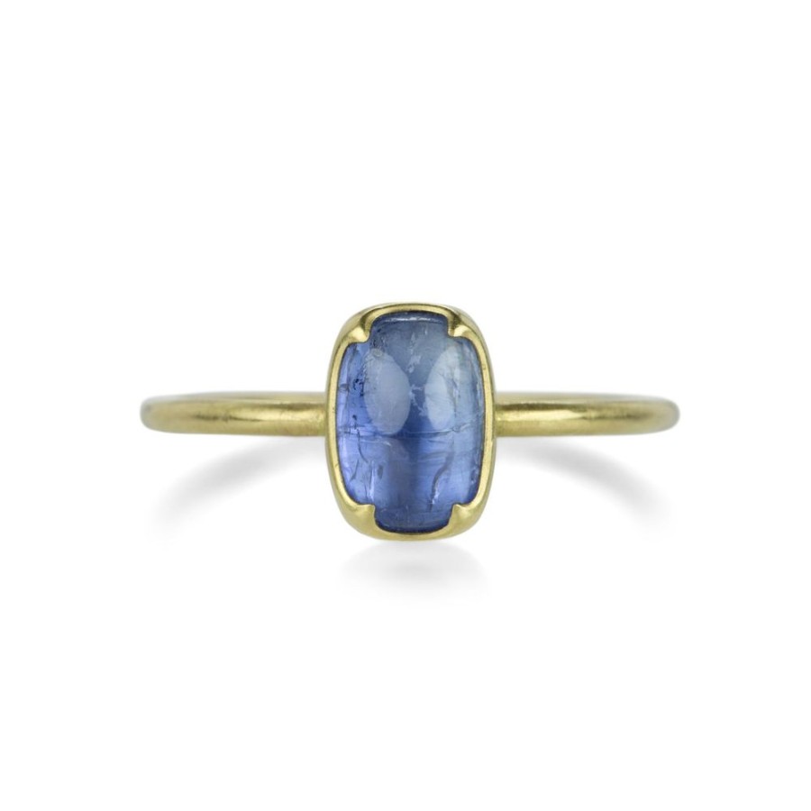 Rings Gabriella Kiss | Cushion Pale Blue Sapphire Ring