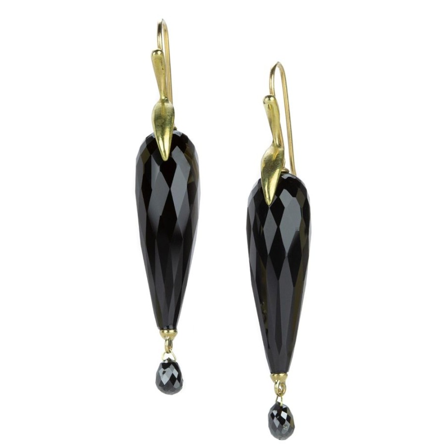 Earrings Annette Ferdinandsen | Black Onyx Raven Drop Earrings