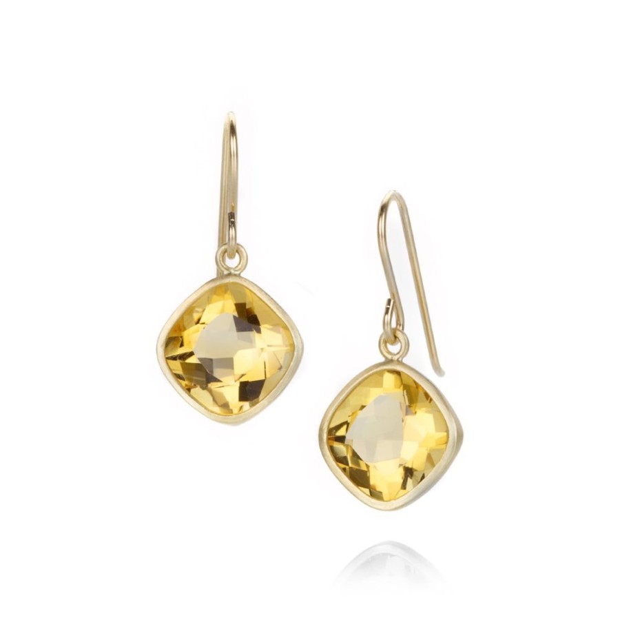 Earrings Maria Beaulieu | Faceted Citrine Drop Earrings