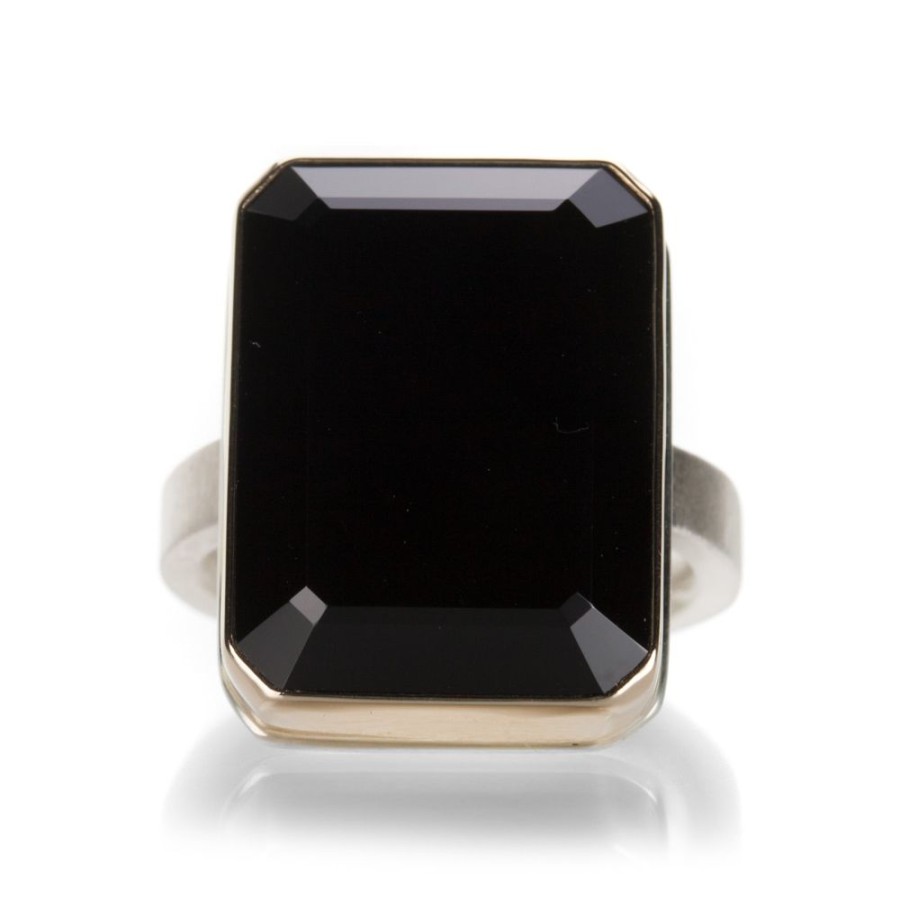 Rings Jamie Joseph | Table Cut Black Onyx Ring