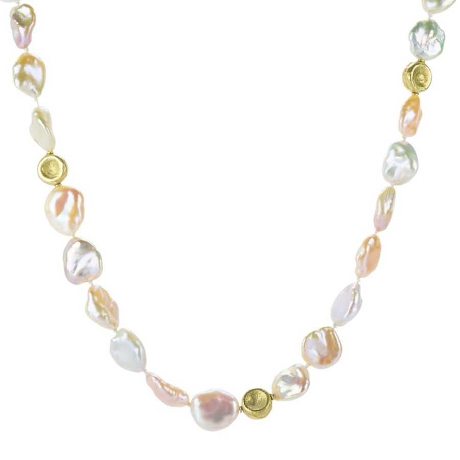 Necklaces Barbara Heinrich | Pink Keshi Pearl Necklace