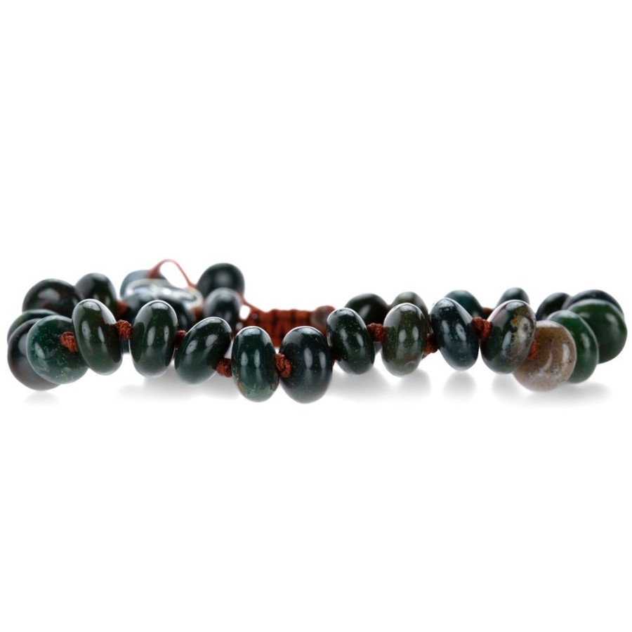 Bracelets Joseph Brooks | 8Mm Smooth Bloodstone Bracelet