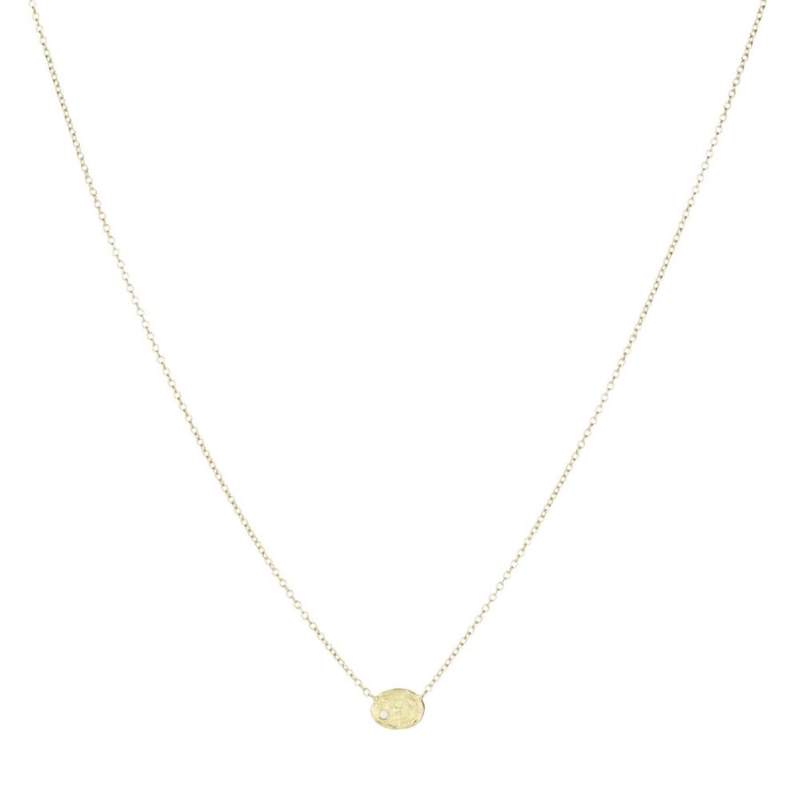 Necklaces Victoria Cunningham | Golden Flake Diamond Necklace