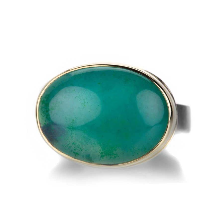 Rings Jamie Joseph | Smooth Oval Gem Silica Ring