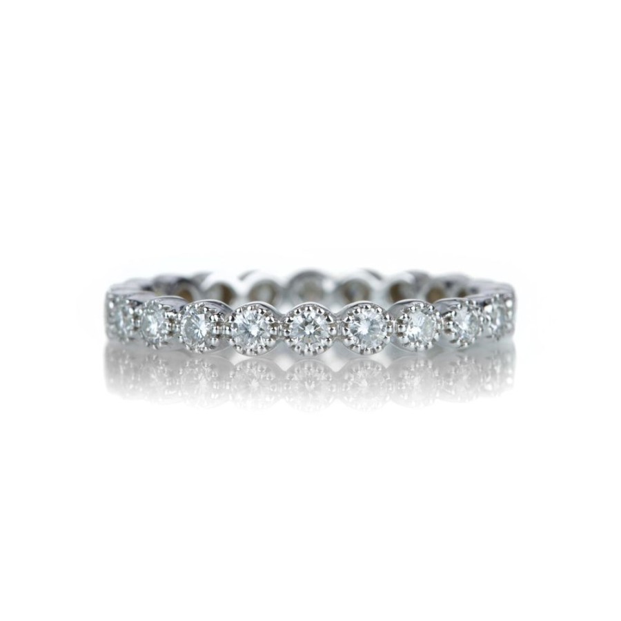 Rings Sethi Couture | Bezel Set White Diamond Band