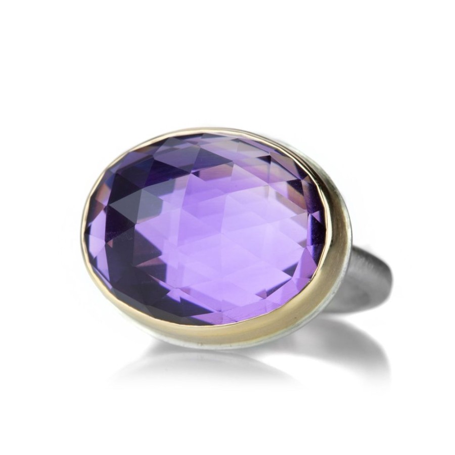 Rings Jamie Joseph | Oval Rose Cut Amethyst Ring